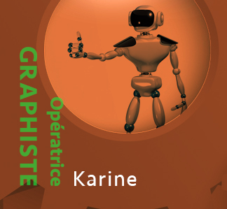 Karine - Graphiste - Production graphique NR Communication