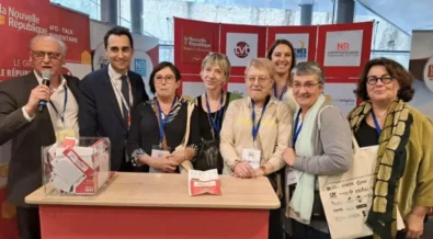 Photo de groupe au Congrès des Maires