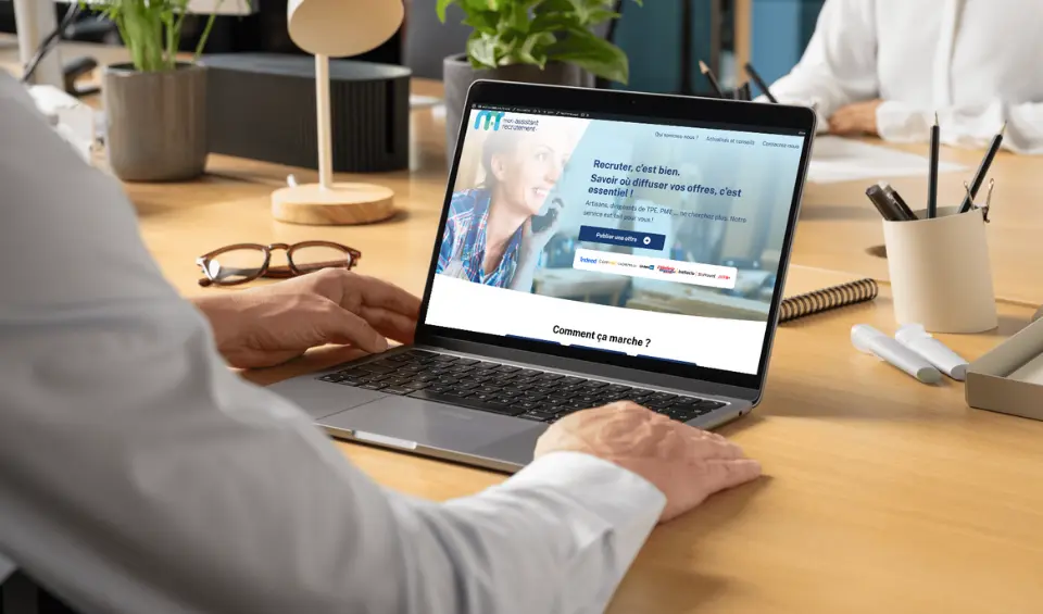 Page d'accueil du site Mon Assistant Recrutement