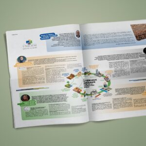 Dossier éditorial réalisé par NR Communication pour UNICEM et diffusé dans La Nouvelle République et Ouest-France afin de valoriser les métiers et innovations de la filière matériaux et construction.