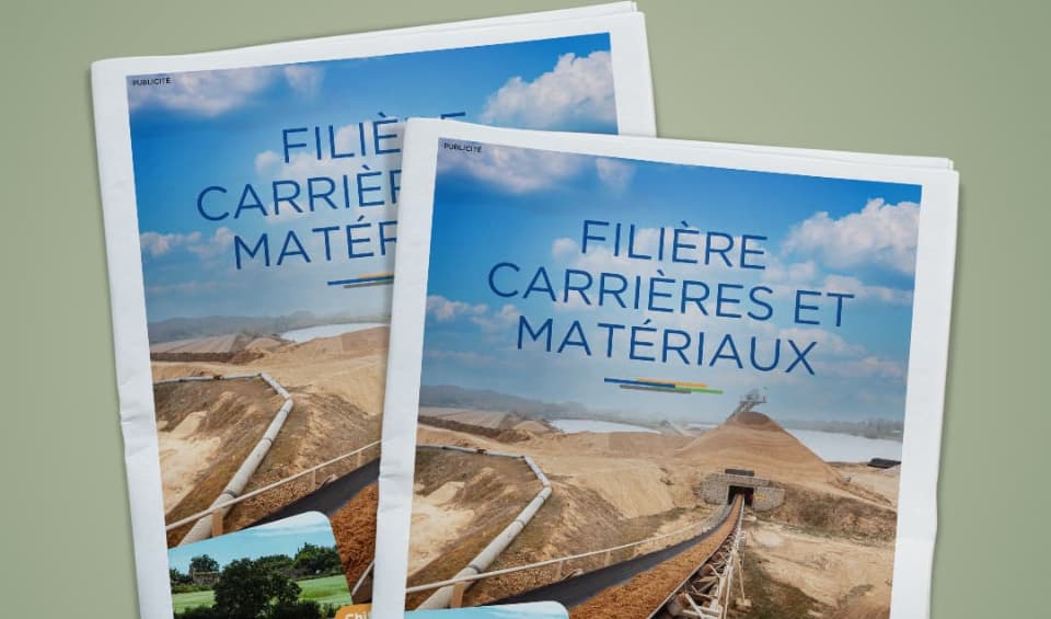 Dossier éditorial réalisé par NR Communication pour UNICEM et diffusé dans La Nouvelle République et Ouest-France afin de valoriser les métiers et innovations de la filière matériaux et construction.